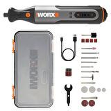 WORX WX106 8Volt Kalem Tipi Devir Ayarlı Profesyonel Gravür Makinesi + 21 Parça Aksesuar