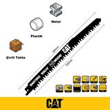 CAT DA07002 228mm 2 Parça Profesyonel Hızlı Ahşap Kesme Tilki Kuyruğu Testere Ucu