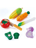 Hape Ahşap Mutfak Evcilik Oyuncağı Sebze Kesme Seti