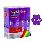 Gen-Of Fosforlu Kalem Neon LN-1029 Mor 12 Adet