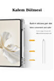 Honor Pad 9 12.1 inç 2024 Uyumlu Manyetik Akıllı Kalem Bölmeli Tablet Kılıfı