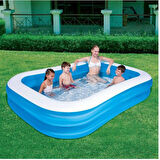 Bestway 12819 Jumbo Dikdörtgen Havuz 211 x 132 x 46 Cm.