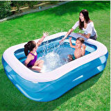 Bestway 12819 Jumbo Dikdörtgen Havuz 211 x 132 x 46 Cm.