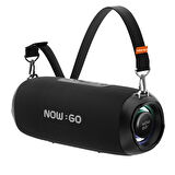 NowGo F8 40W RGB Speaker Su Geçirmez Taşınabilir Kablosuz Bluetooth Hoparlör Siyah