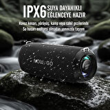 NowGo F8 40W RGB Speaker Su Geçirmez Taşınabilir Kablosuz Bluetooth Hoparlör Yeşil