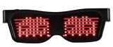 Smart Led Glasses Kırmızı Led Işıklı Parti Gözlüğü Kablosuz Uygulamalı Eğlence Parti HJ-LRG02