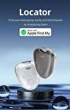 Locator Bluetooth Takip Cihazı Smart Tracker Gri APPLE MFI Uyumlu Smart Tag Su geçirmez
