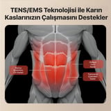 SKG GS300 TENS-EMS Akıllı Taşınabilir Karın Masaj Aleti/Robotu | Isı Terapisi-Termoterapi