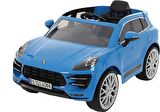 RollPlay Porsche Macan Akülü Araba Mavi