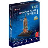 Cubic Fun 3D 38 Parça Puzzle Empire State Binası  ABD Led Işıklı