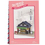 3D Puzzle 25 Parça Japon İzakaya