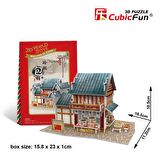 3D Puzzle Chinese Linglong Steamed Stuffed Bun Shop 39 Parça