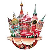 Cubic Fun Cityscape Moskova Şehir Kompozisyonu 9+ Yaş Küçük Boy Puzzle 68 Parça