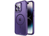 PIILI iPhone 14 Pro Strong MagSafe Telefon Kılıfı Mor