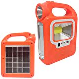 KAMP LAMBASI ACİL DURUM IŞIĞI ŞARJLI LED+COB SOLAR GOLD ORION OR-6399A