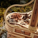 ROKR AMK81 Piyano Müzik Kutusu (Magic Piano) Music Box DIY Mechanical 3D Wooden Puzzle Maket Model Seti 3D Model Kit Detaylı Dekoratif Hobi Seti Ahşap Maket Hareketli