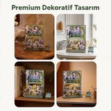 Rowood TH001 Nilüfer Çiçeği (Glittering Water Lily) DIY Minyatür Maket Model Seti Ahşap 3D Wooden Puzzle 3D Model Kit Detaylı Dekoratif Hobi Seti Ahşap Maket