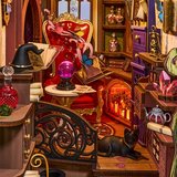 Rolife TGB14 Magic Fantasy Corner Kitap Köşesi Book Nook DIY Minyatür Maket ModelSeti Mini Dollhouse 3D Model Kit Detaylı Dekoratif Hobi Seti 3D Puzzle Tiny House