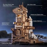 ROKR LKA02 Uzay Mekiği (Space Shuttle) DIY Minyatür Maket Model Seti Ahşap 3D Wooden Puzzle 3D Model Kit Detaylı Dekoratif Hobi Seti Ahşap Maket