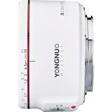 Yongnuo 50mm F1.8 II Canon Uyumlu Otofokus Prime Lens (Beyaz)