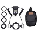 Yongnuo YN24-EX Canon Uyumlu TTL Twin Ring Makro Flaş