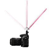 Yongnuo YN128 Bi-Color Ring Led Işık 3200-5500K (Pembe)