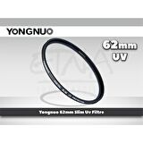 Yongnuo 62mm Slim Uv Filtre