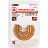 Worx Wa4977 Çok Amaçlı Raspalama Makinesi İçin 63Mm 180˚ Beton, Fayans Derz Arası Universal Temizleme/Kesme Karbür Bıçağı