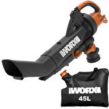 WORX WG505E 3000Watt Profesyonel Elektrikli Yaprak Toplama ve Üfleme