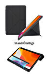 Galaxy Tab S6 Lite P620 2024 Wifi Uyumlu Trifolding Akıllı Uyku Modlu Silikon Tablet Kılıfı