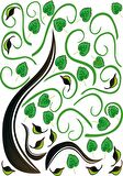 DUVAR SÜSÜ (STİCKER) AĞAÇLI ŞEFFAF FİLMLİ PVC 70X50X0,5CM