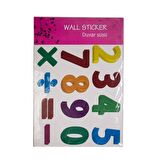 DUVAR SÜSÜ (STİCKER) RAKAMLI DESEN PVC 48X33X0,5CM