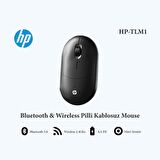 Hp TLM1 2,4Ghz Bluetooth Wireless Kablosuz Sessiz Mouse Siyah