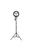Fuchsia FM-14R Kumandalı 34cm Işıklı Telefon Tutucu Ring Light