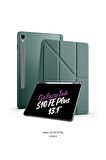 Galaxy Tab S10 FE Plus Uyumlu 13.1 inç Kalem Bölmeli Standlı Tri Folding Tablet Kılıfı