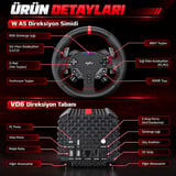 PXN VD6 Bundle Direksiyon Seti