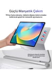 iPad 11. Nesil A16 2025 Uyumlu Magic Style Manyetik Yapışmalı Klavyeli Tablet Kılıfı
