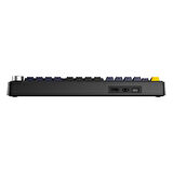 Aula F75 Mekanik RGB TKL Gray Switch Kablosuz Makrolu Hot Swap Klavye Siyah