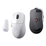 Aula SC800 Lightweight PAW3395 Sensor 26000 DPI 8000Hz Kablolu ve Kablosuz Gaming Oyuncu Mouse Beyaz