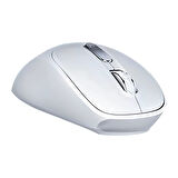 S1500 Pro Kablosuz Sessiz Mouse Beyaz | Ramwhite Türkiye Garantili