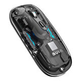 Aula AM210 Dual Mode Bluetooth ve Kablosuz 1600DPI RGB Şeffaf Şarjlı Mouse