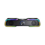 Aula N-169B AUX Stereo 2.0 RGB Masaüstü Gaming Oyuncu Hoparlör Speaker
