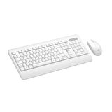 Lenovo Lecoo KW203 Kablosuz Türkçe Q Klavye & Mouse Set Beyaz