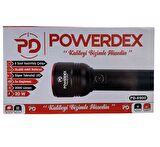Powerdex PD-6900 Zoomlu Şarjlı El Feneri 20W 2000 Lümen