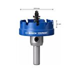 Bosch Expert 51 mm Elmaslı İnox Panç Adaptörlü 2608901434