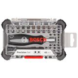 Bosch 42 Parça Hassas Vidalama Ucu Seti