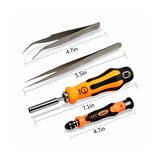 Jakemy JM-6092B 58 Parça Tornavida Bits Seti