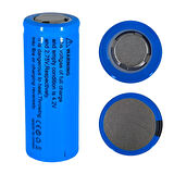 Hedyex 26650 Şarjlı Pil 8800mAh 4.2V Li-ion Pil Mavi 1Li Premium
