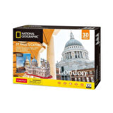 FABBATOYS Cubic Fun National Geographic Serisi Aziz Paul Katedrali 107 parça / 3 Boyutlu Puzzle