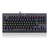 Redragon Dark Avenger Kabolu Mekanik Klavye, Türkçe, RED Switch, RGB
